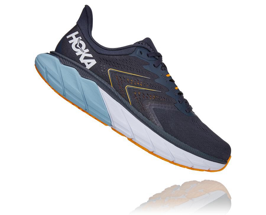 Tenis Corrida Hoka One One Masculino Azul Marinho - Arahi 5 - 083-ODNQUT